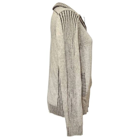 Fried denim NYC ribbed knit full zip sweater men's medium - Picture 6 of 9